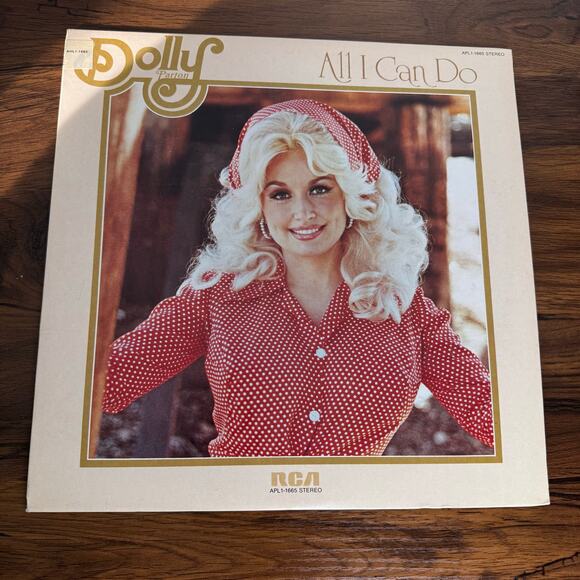 Dolly Parton “All I Can Do” Vinyl LP RCA APL1-1665 Stereo Country Record Album - Picture 2 of 3